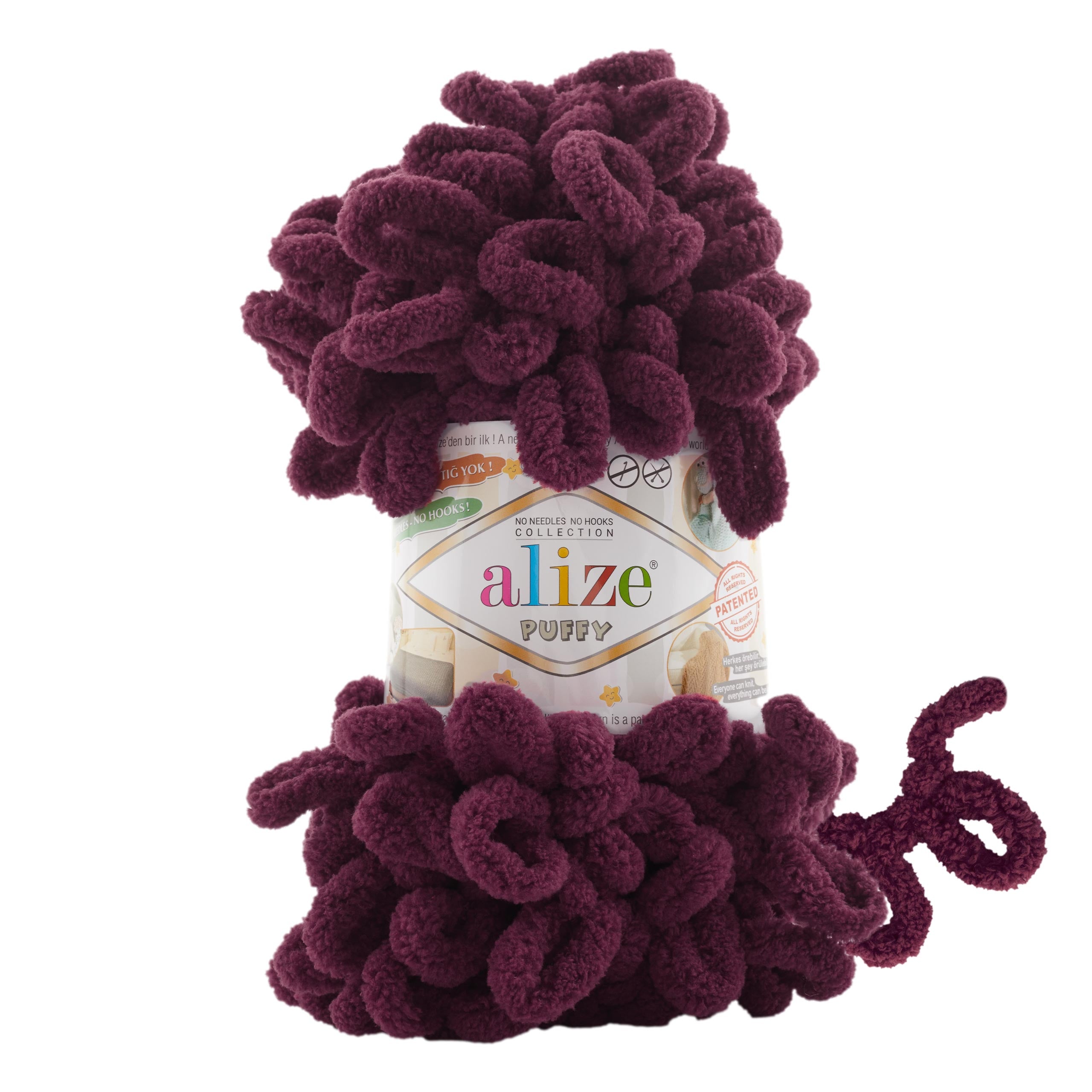 MICRO PL.YARN:5BLx100GR (500GM) (ALIZE/PUFFY)