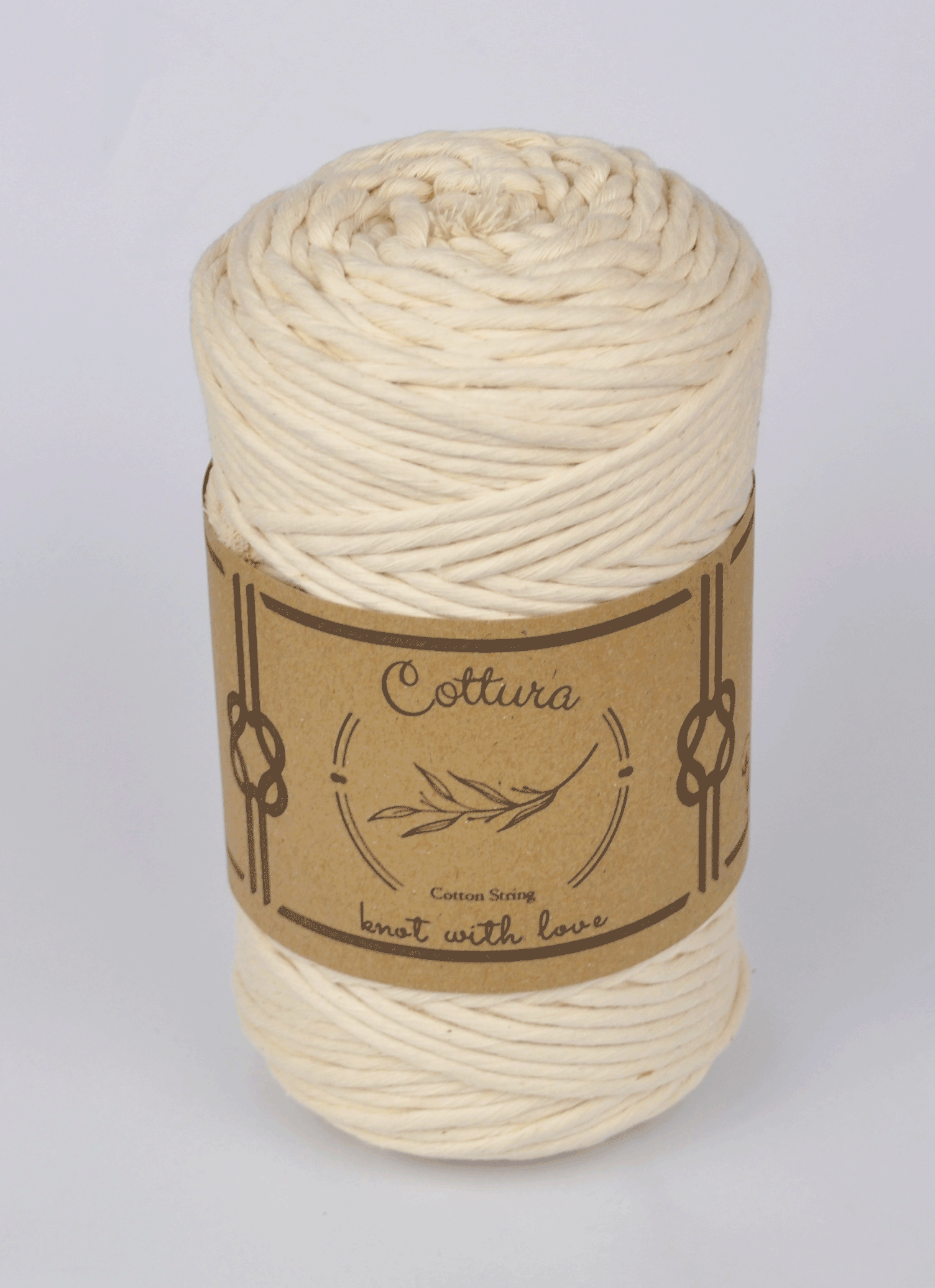 COTTON STRING:3MM~150MTR(500GR (COTT/STRING-NAT3MM)