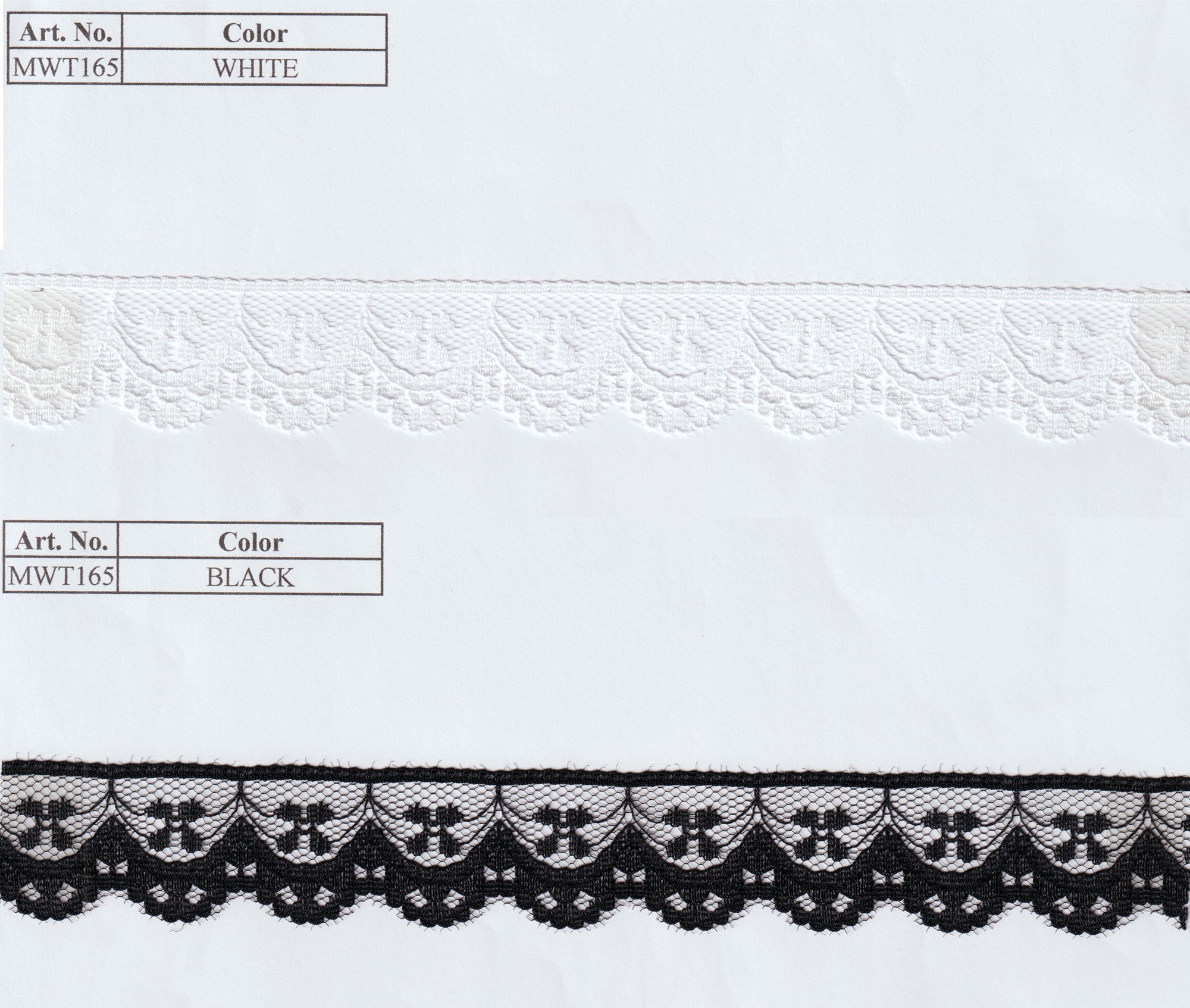 RASCHEL LACE:144Yx2.5CM (MWT165)