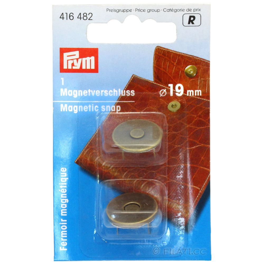 MAGNETIC SNAP ANT.BRAS-19MM (416482)