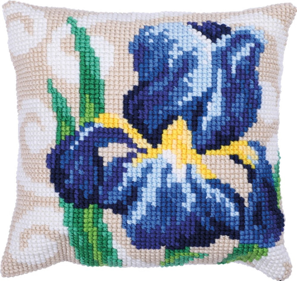 CROSS STITCH CUSHION KIT 15.8" X 15.8" (LH9024)