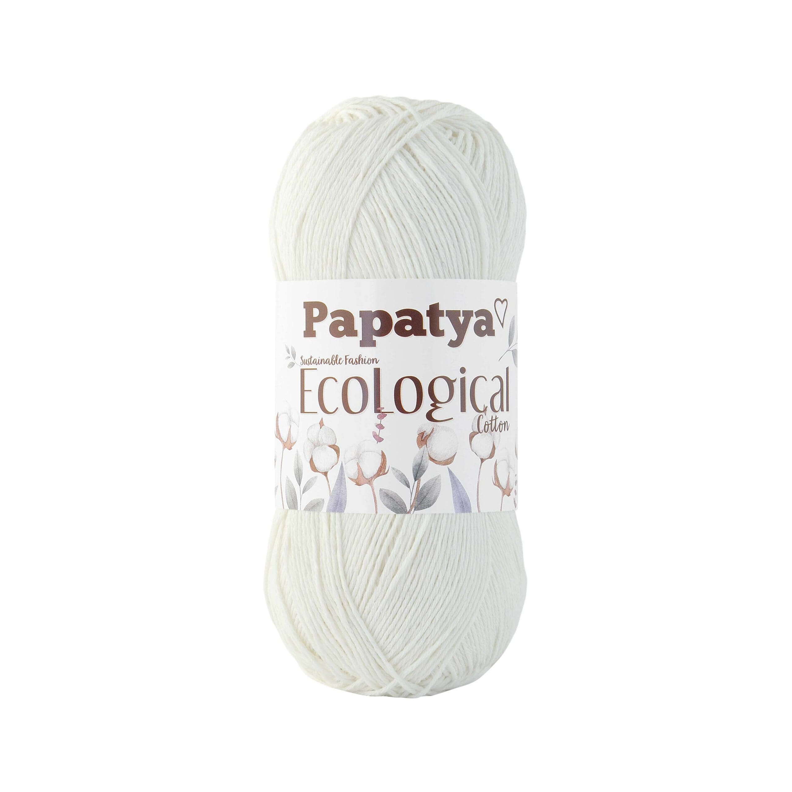 COTTON YARN:100Gx5BL(500GR) (PAPATYA/ECOLOGICAL)