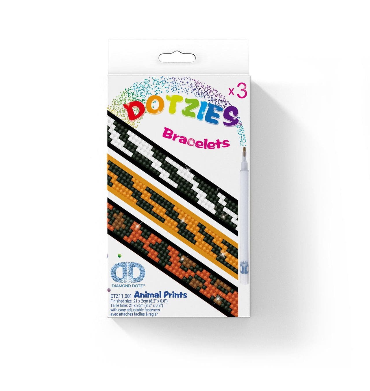 DOTZIES Bracelets – Animal Prints 8.3" x 0.8" (DTZ11.001)