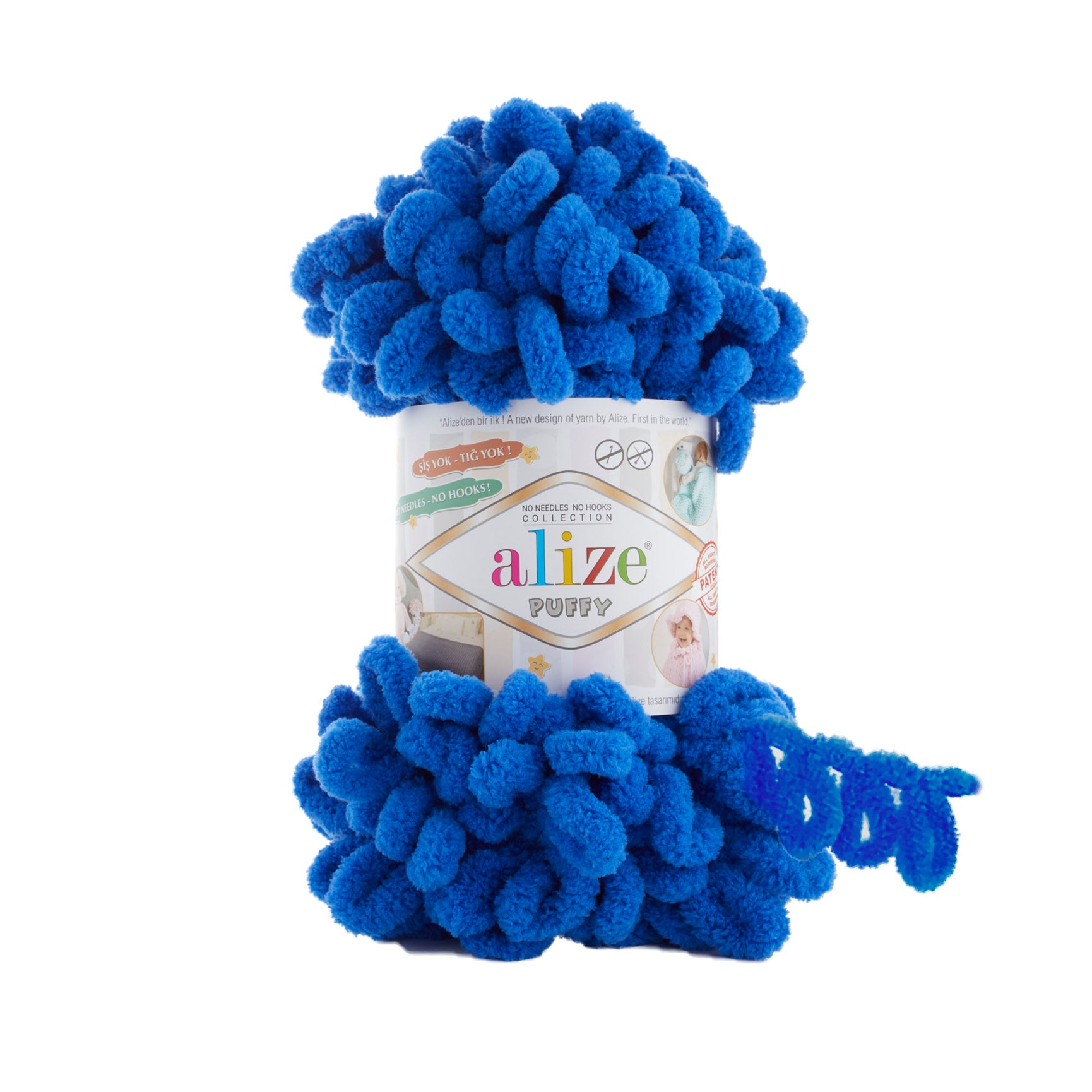 MICRO PL.YARN:5BLx100GR (500GM) (ALIZE/PUFFY)