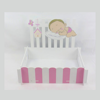 WOODEN BASKET:5X23CM (BB/53)