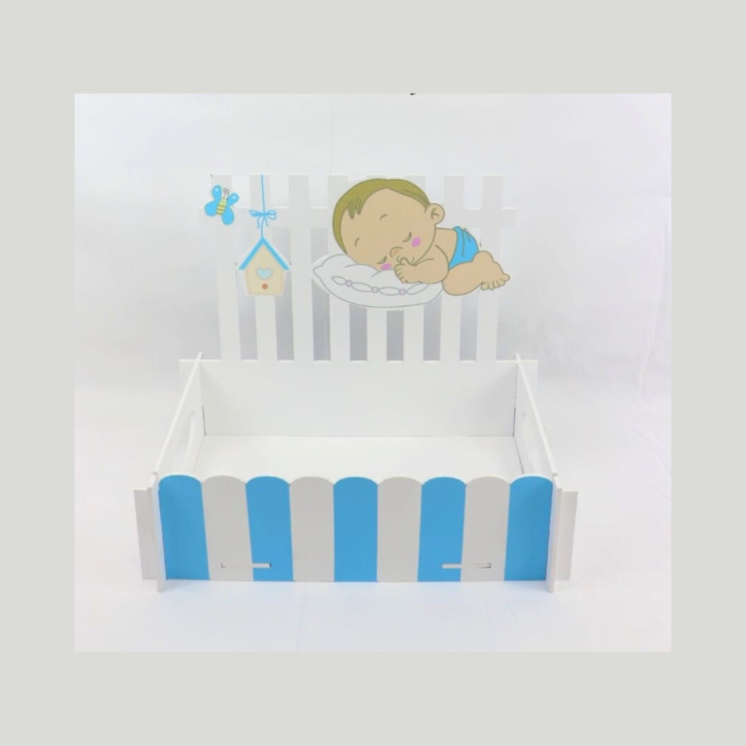 WOODEN BASKET:5X23CM (BB/53)