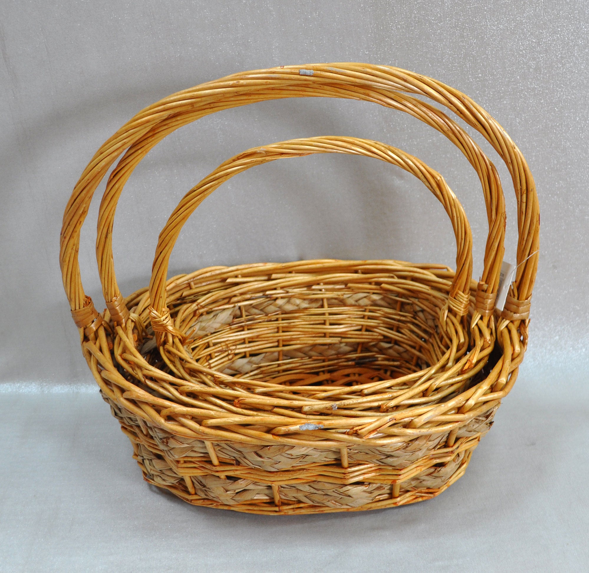 WILLOW BASKET:S/3 (39*28*35) (A0938-5)