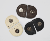 PU Button Locks – 5.6 x 4.4 cm – 10 Sets (KZ0271)
