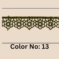 Floral Guipure Lace Trim – 1.5CM x 10M (M-1)