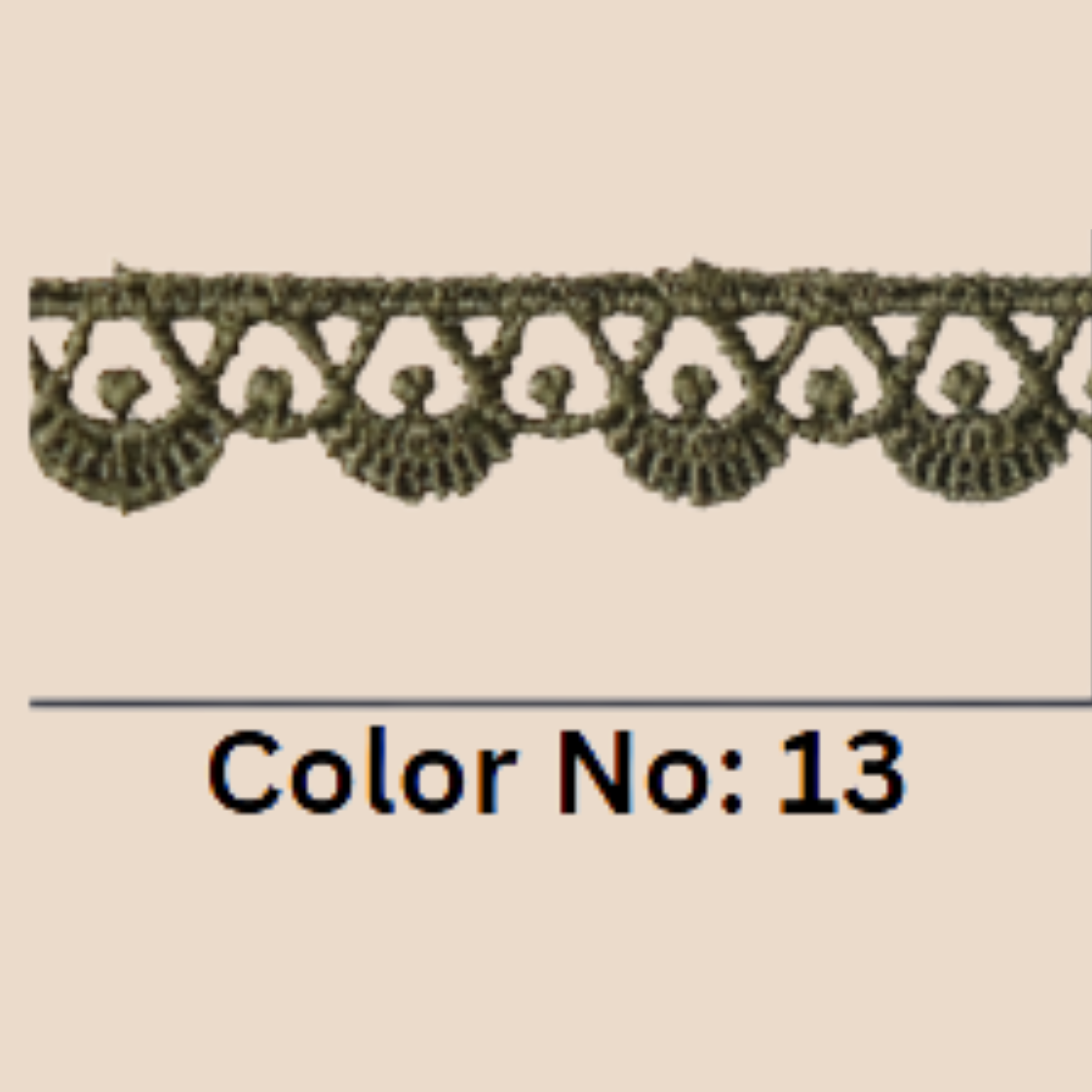 Guipure Lace Trimming – 0.5CM x 10MTR M-2 (M2)