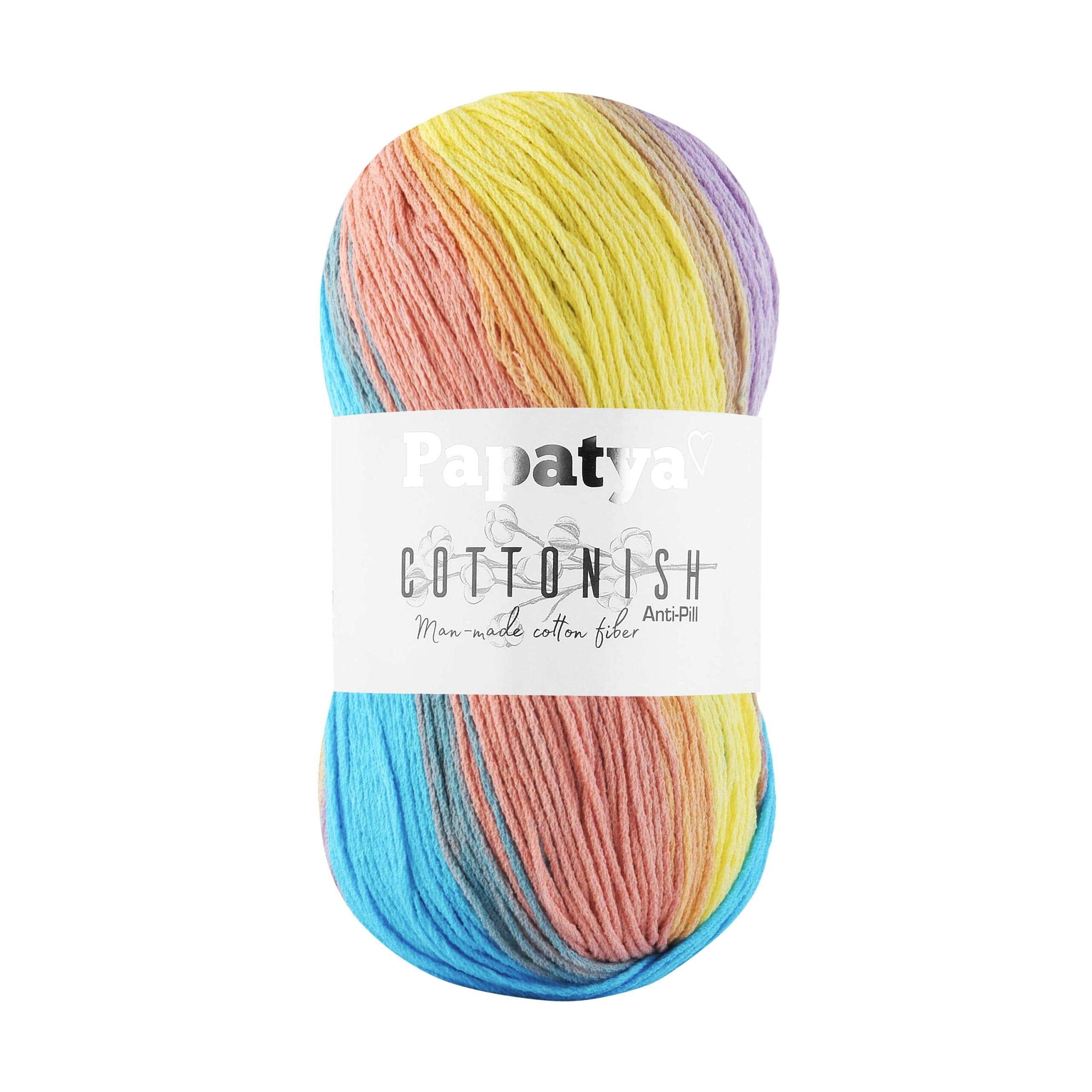 PREM.ACRY.YARN:100Gx5BL(500GR) (PAPATYA/COTTONISH)
