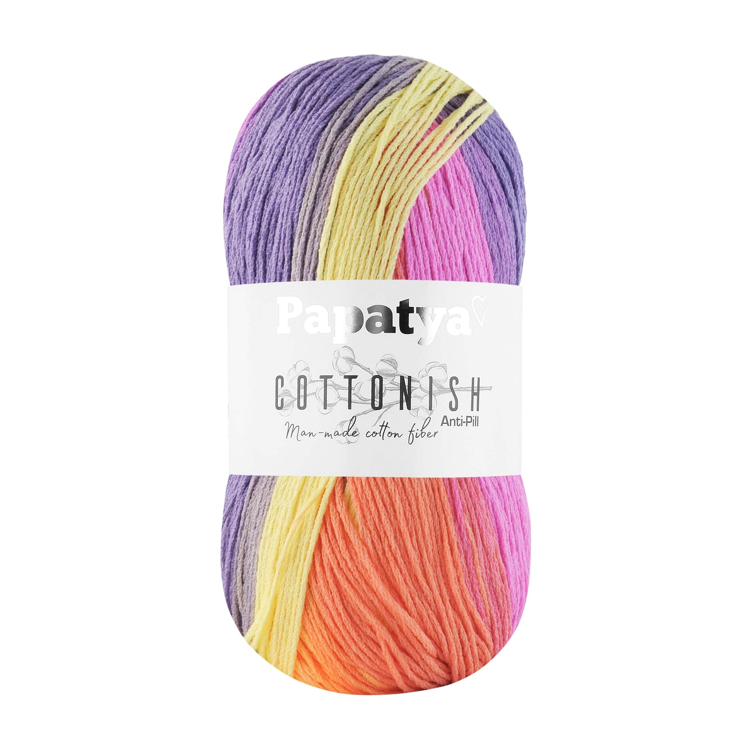 PREM.ACRY.YARN:100Gx5BL(500GR) (PAPATYA/COTTONISH)