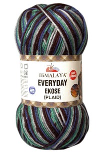 Himalaya Everyday Ekose Acrylic Yarn – 200 g – Pack of 5 (HIM/E.DAY EKOSE)