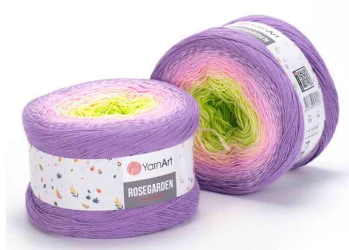 YARNART 100% COTTON;250GX2B (500G/PKT) (Y-ART/ROSEGARDEN)
