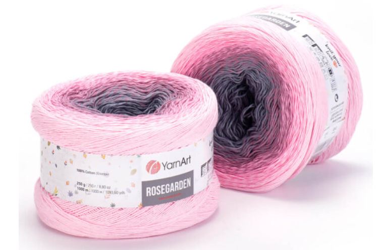 YARNART 100% COTTON;250GX2B (500G/PKT) (Y-ART/ROSEGARDEN)