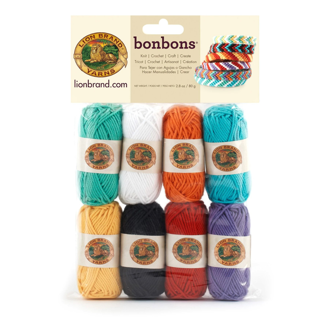 ACRY.MINI YARNS:8PC*10G(80GRM) (LION/BONBONS)