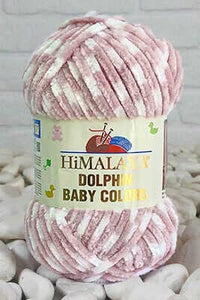 Himalaya Dolphin Baby Colors Polyester Yarn – 100 g – Pack of 5 (HIM/DOLPHIN BABY-COL)