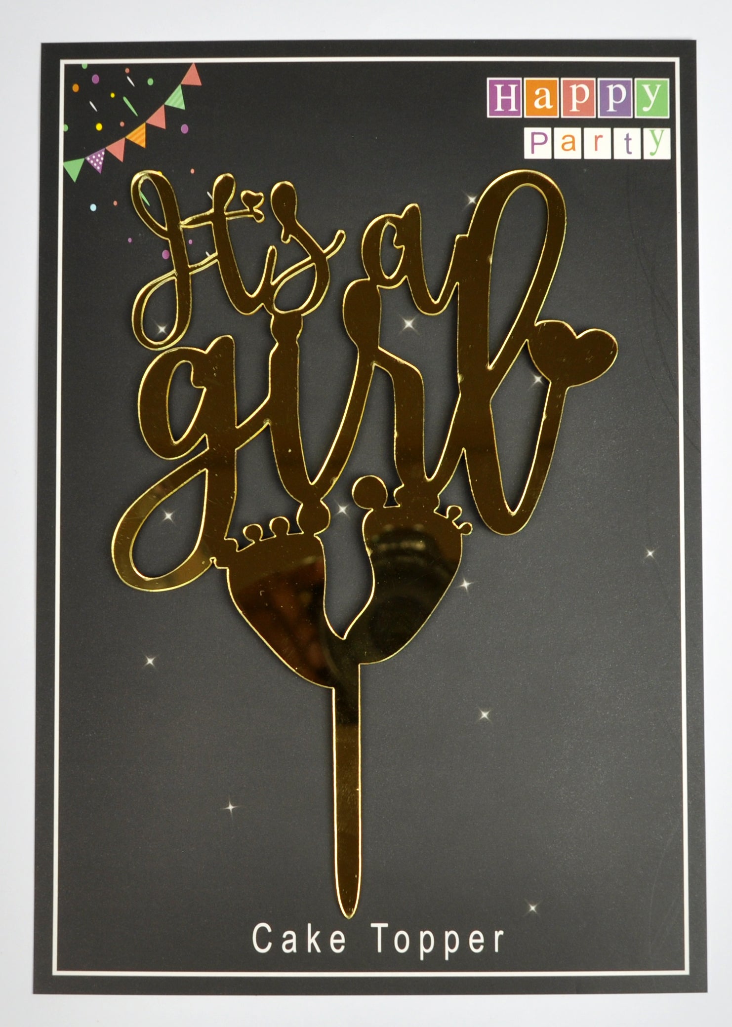 ACRY.CAKE TOPPER:12PC (TP001/8)