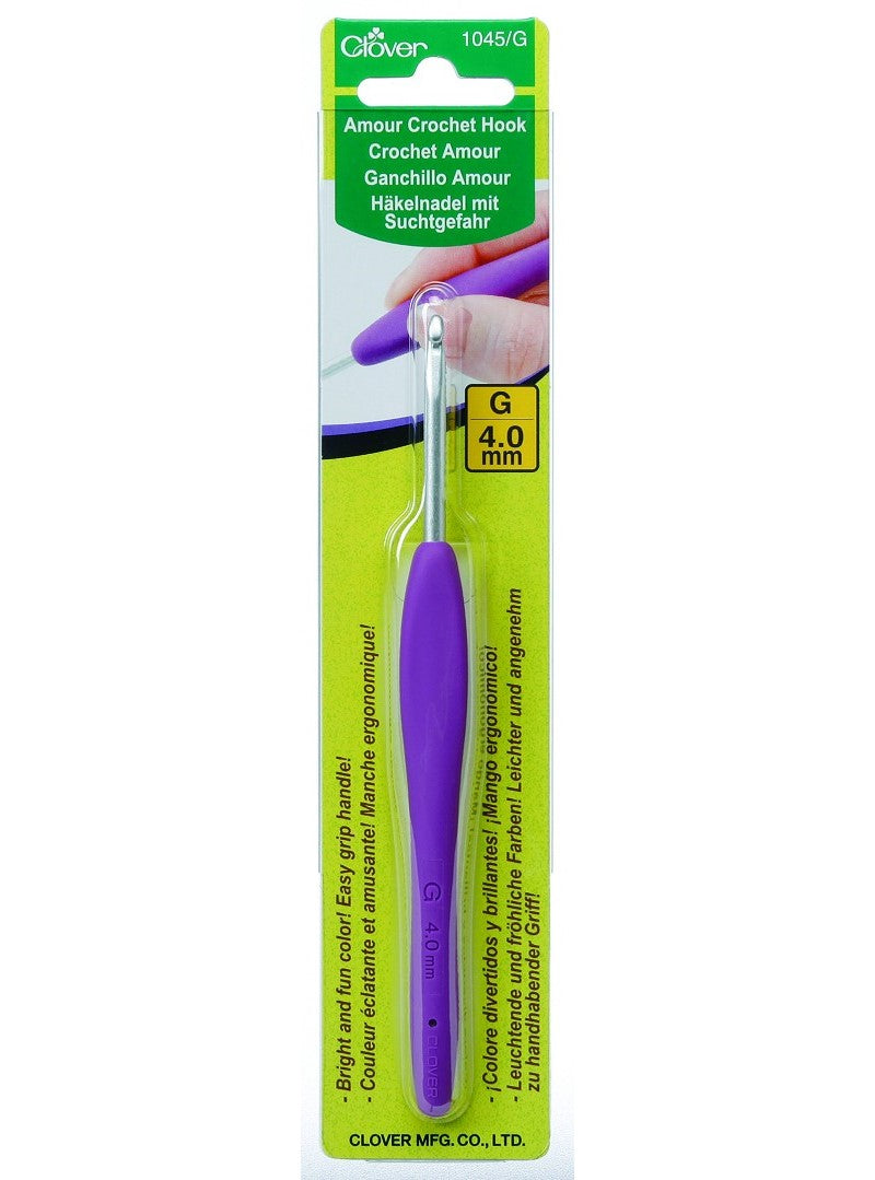 AMOUR CROCHET HOOK:3PC/BX:4MM (1045/G)