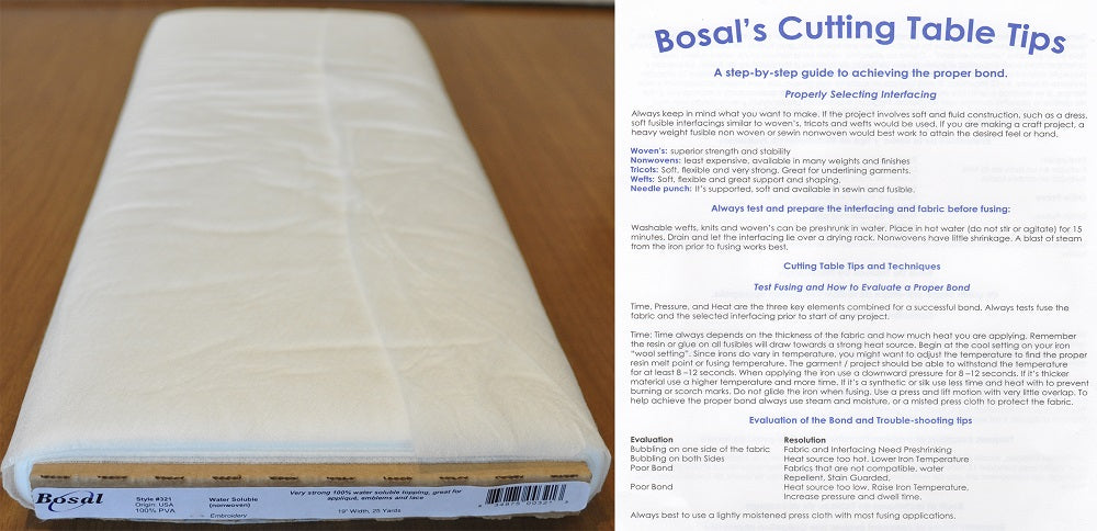 SOLOUBLE NW FABRIC:19"x25Y (321/BOS)