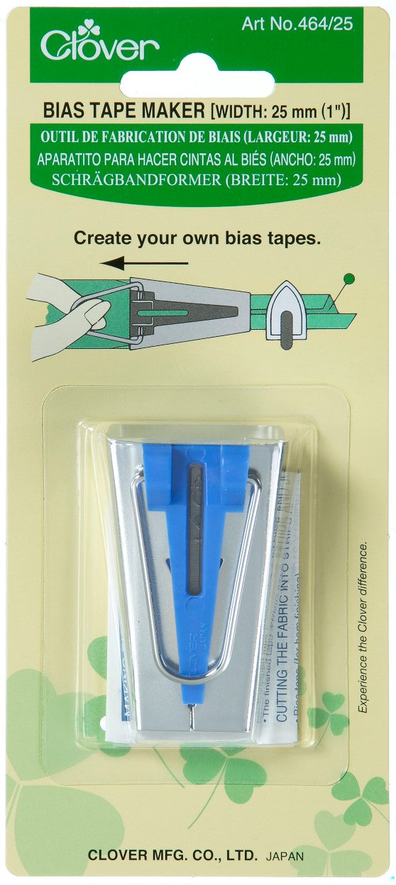 BIAS TAPE MAKER (25MM):3PC/BOX) (464/25-BOX)