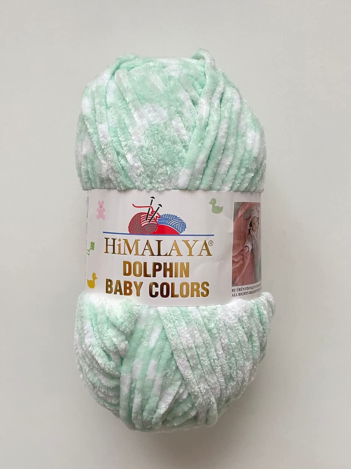 MICRO POLY.YARN:100Gx5 (500G) (HIM/DOLPHIN BABY-COL)