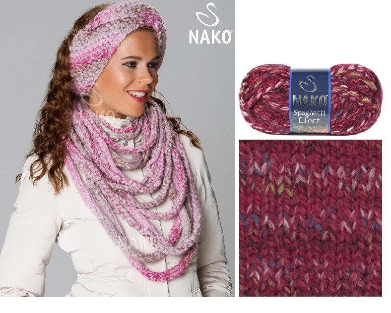 ACRY WOOL YARN:5 BL: (500GRM) (NAKO/SP.EFFECT)