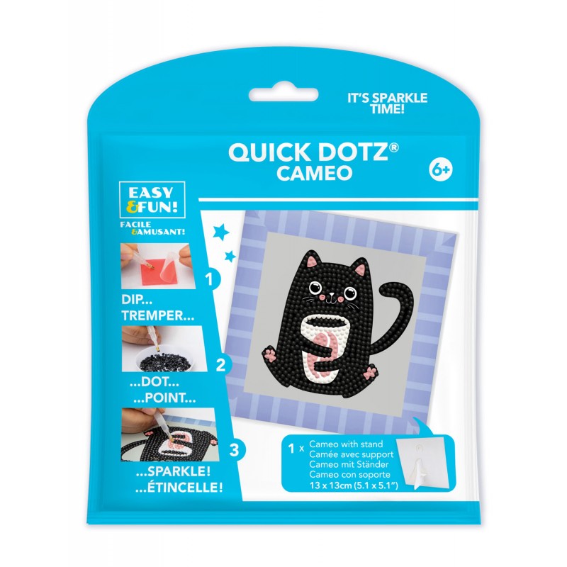 QUICK DOTZ CAMEO-COFFEE BEAN 5.1" x 5.1" (DTZ5.003)