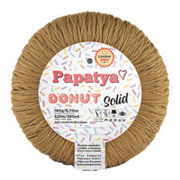 Papatya Donut Solid Acrylic Yarn – 190 g – Pack of 3 (PAPATYA/DONUT-SOLID)