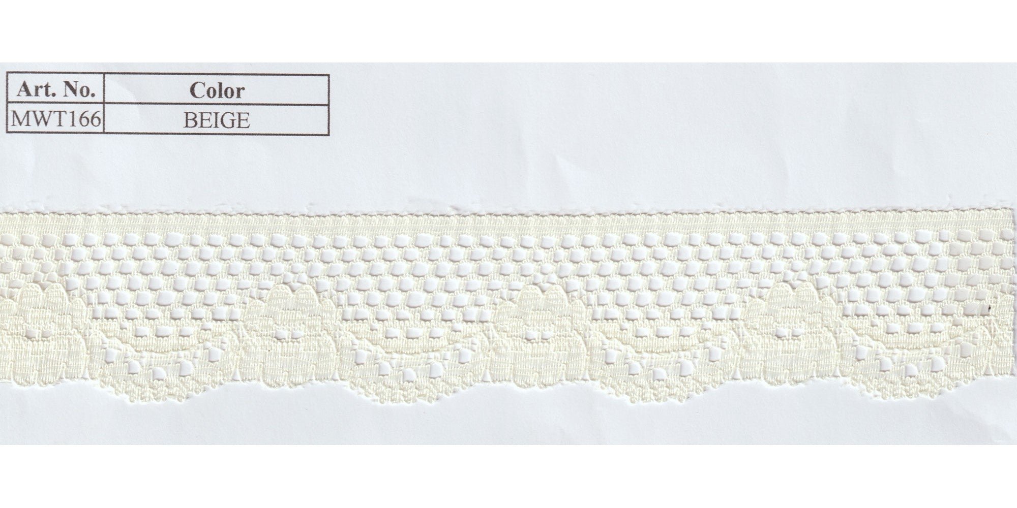 RASCHEL LACE:144Yx4CM (MWT166)