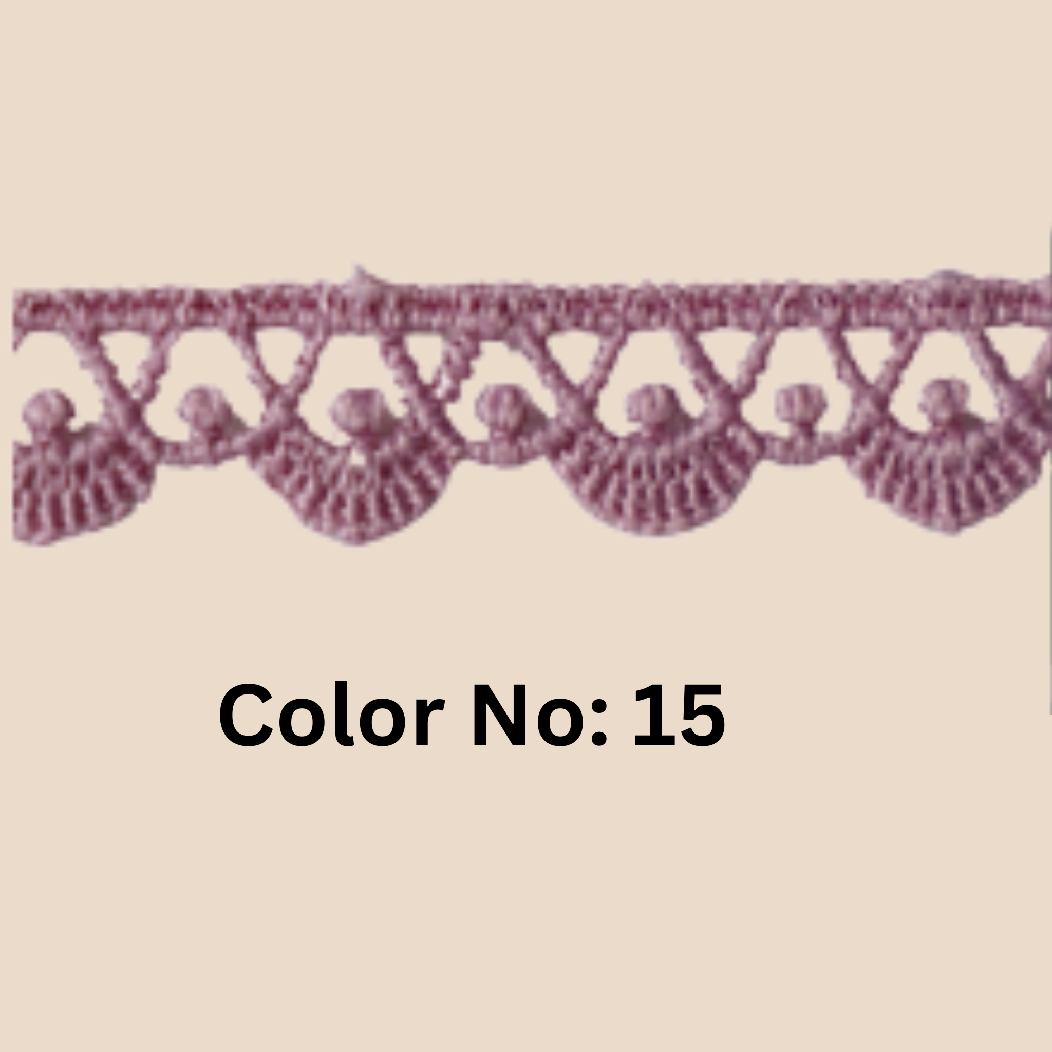 Guipure Lace Trimming – 0.5CM x 10MTR M-2 (M2)