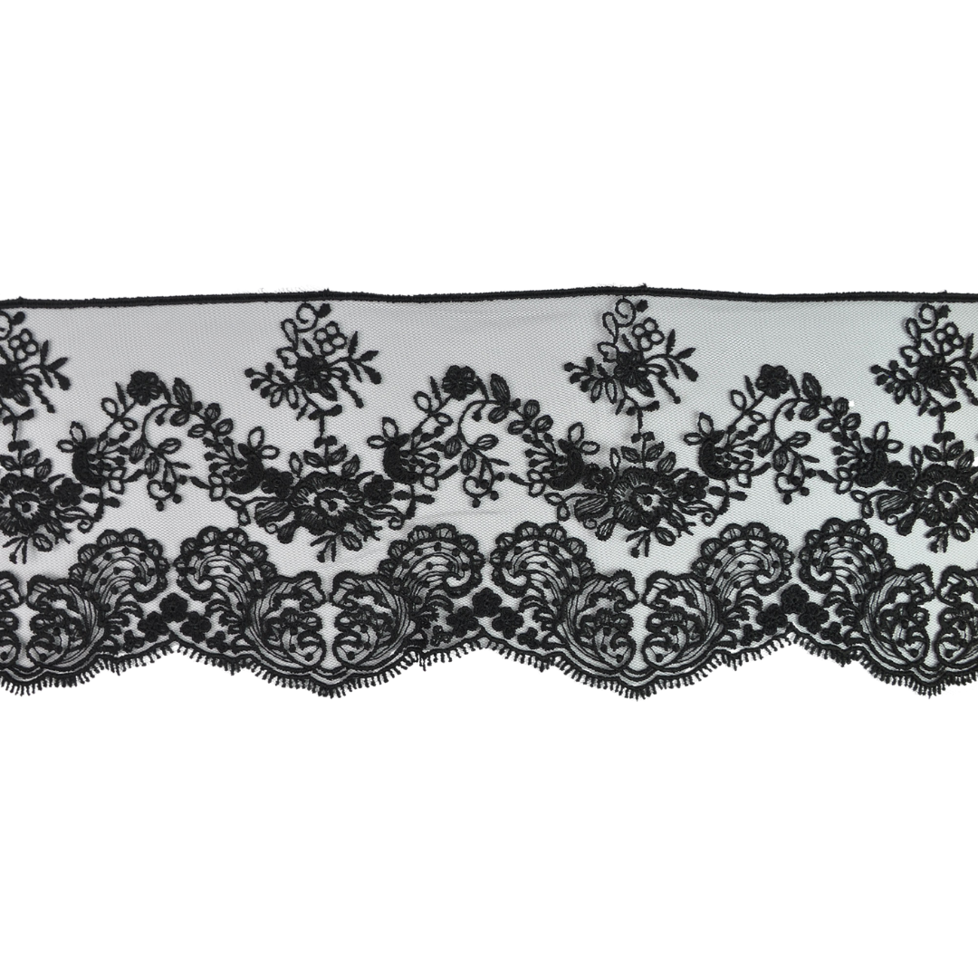MAT TULLE LACE:13CMx10MTR (16BE1601/10MT)