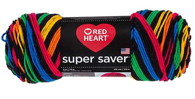 RED HEART A.YARN:141GRx3BL/PKT (E300/MULTI)