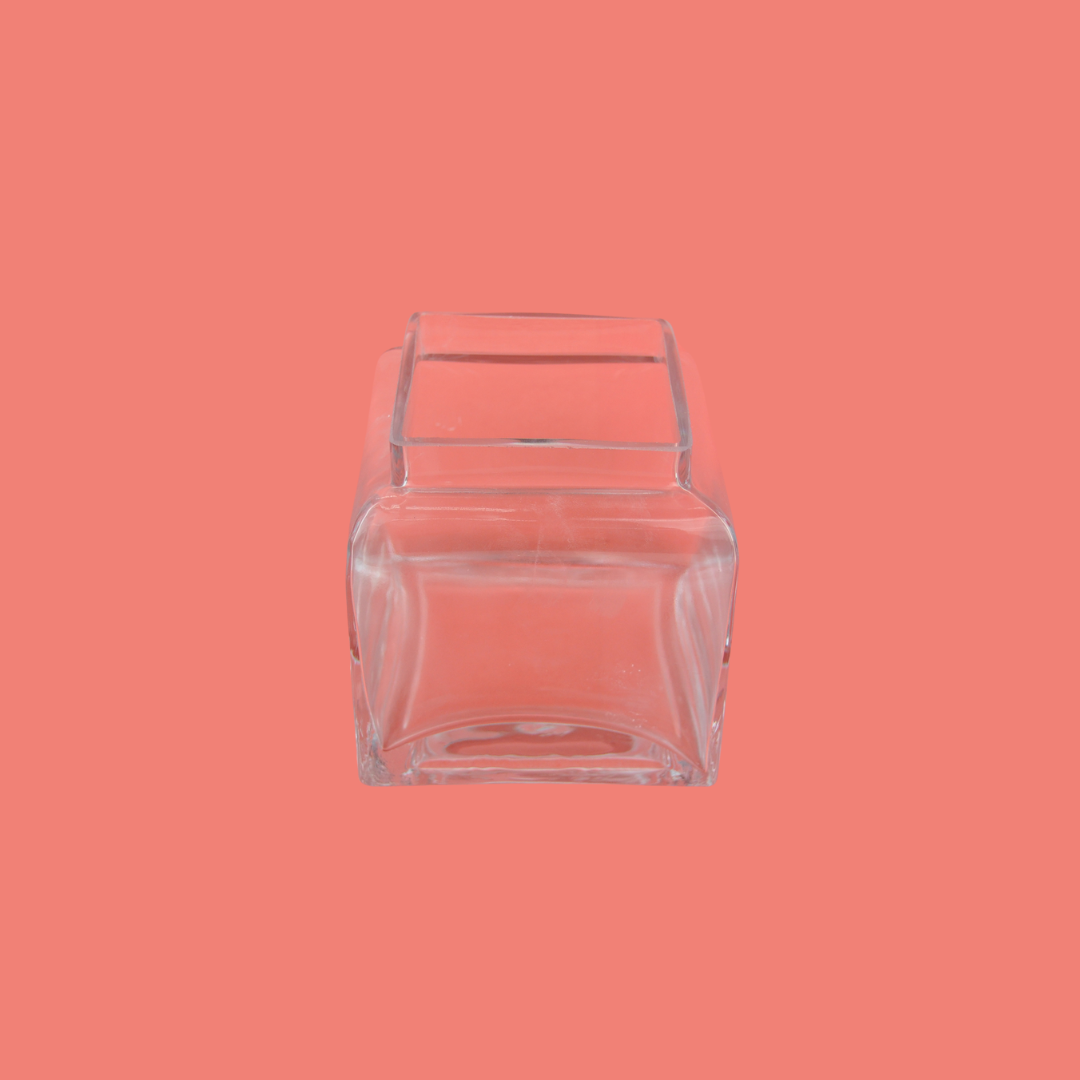 GLASS VASE:6.5*6.5CM (BV871-10)