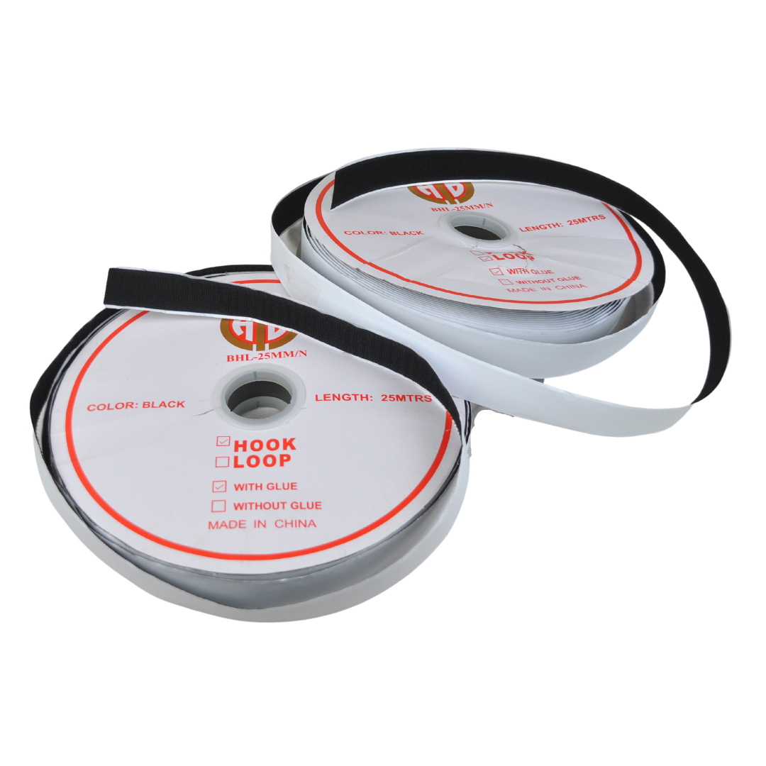 HOOK&LOOP WITH GLUE:25MTR (BHL-25MM/N)