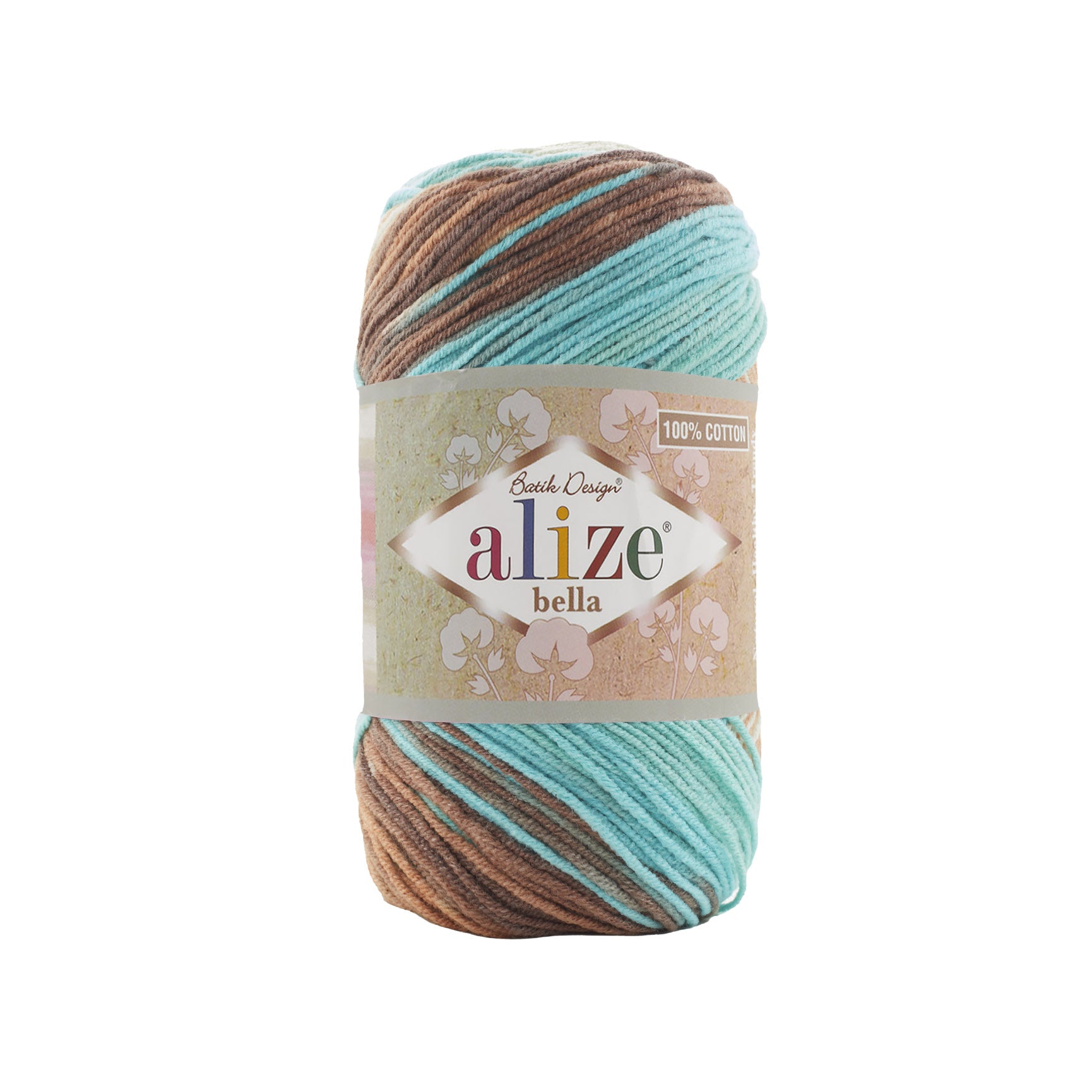 COTTON YARN:100GRx50GR (ALIZE/BELLA BATIK)