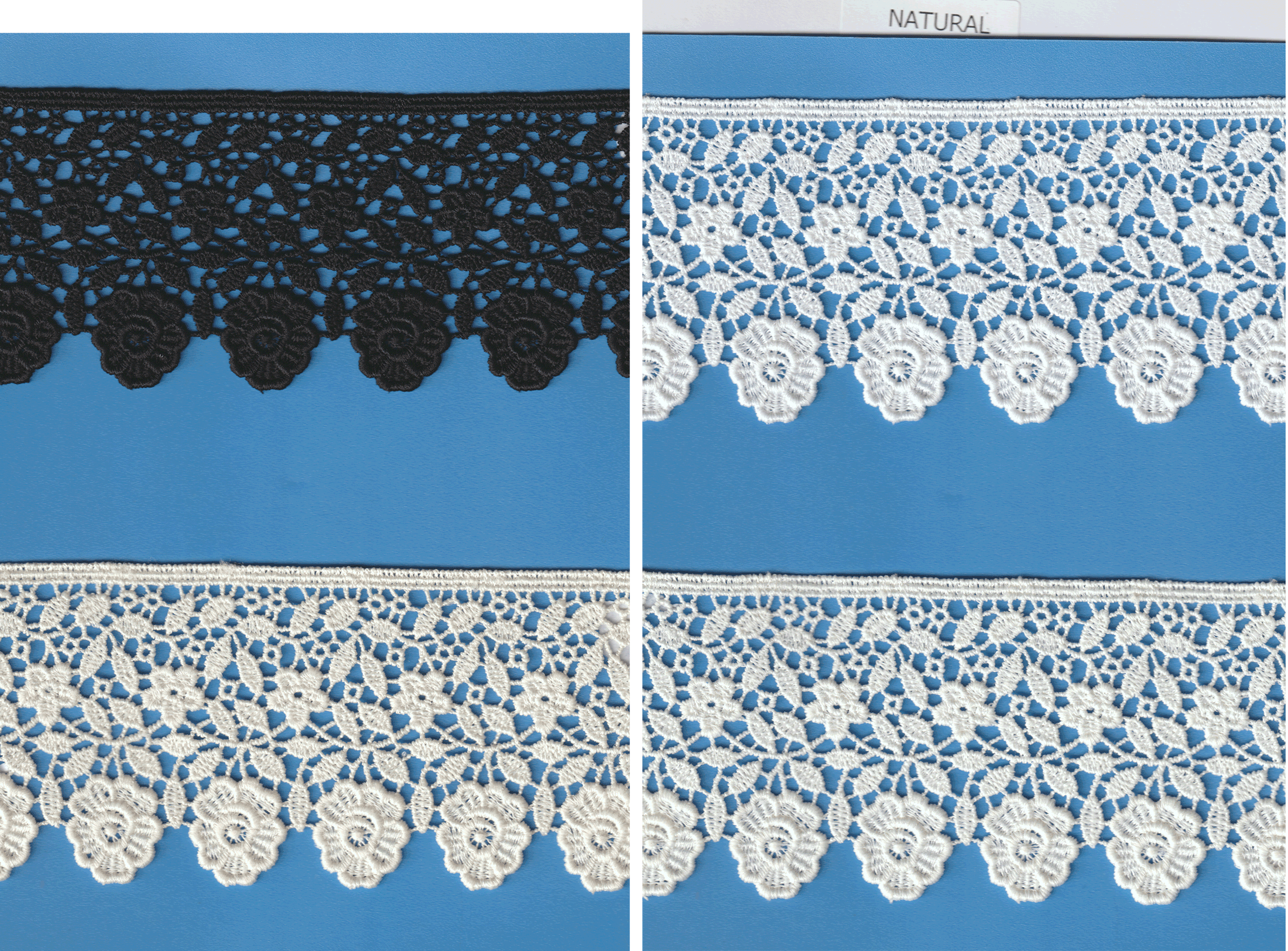 CHEM.CUT-LACE W/TX:15Yx6.88CM (TX64-1027)
