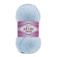 Alize Cotton Gold Cotton-Acrylic Yarn – 5 x 100g (500grm) (ALIZE/COTTON GOLD)