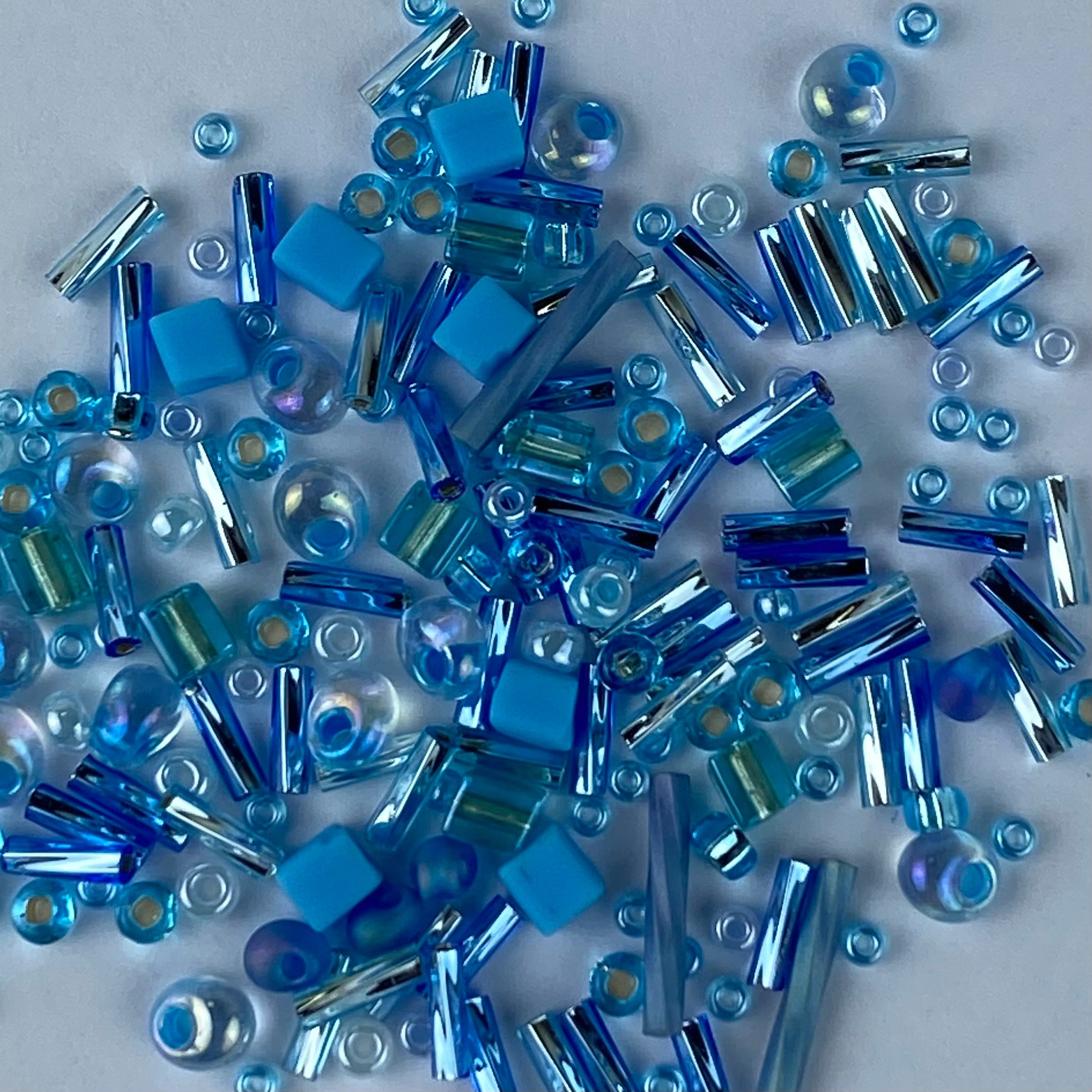 FANCY MIX BEADS:100GXx5PK(1/2) (MIXBEAD-1/2KG)