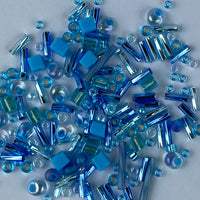 FANCY MIX BEADS:100GXx5PK(1/2) (MIXBEAD-1/2KG)