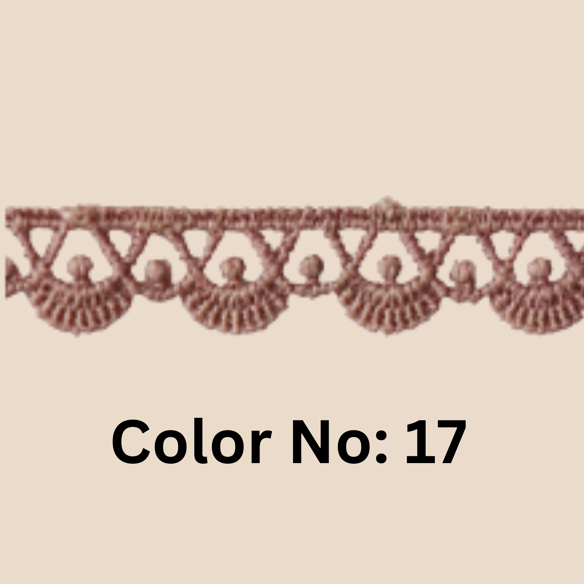 Guipure Lace Trimming – 0.5CM x 10MTR M-2 (M2)