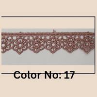 Floral Guipure Lace Trim – 1.5CM x 10M (M-1)