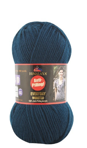 ACRY.WOOL YARN:100Gx5BL (500GR) (HIM/E.DAY WORSTED)