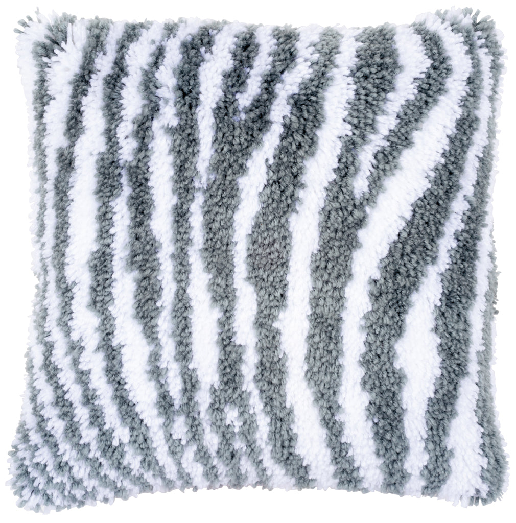 VERVACO LATCH HOOK CUSHION KIT ZEBRA PRINT (PN-0172810)