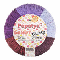 Papatya Donut Chunky Acrylic Yarn – 170 g – Pack of 3 (PAPATYA/DONUT-CHUNKY)