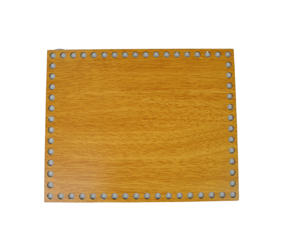 RECTANGLE CARVING DK.WOOD (SH/RECT-DW-25X20)