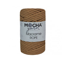 3-Ply Macrame Rope – 250g, Approx. 40m (MOCHA/ROPE)