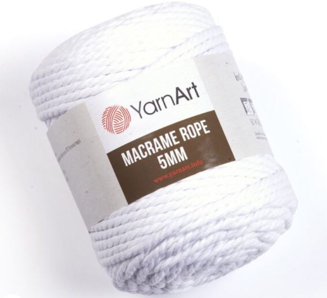 COT/VISC.ROPE:5MM:500Gx2 (1KG) (Y-ART/MACR.ROPE-5MM)