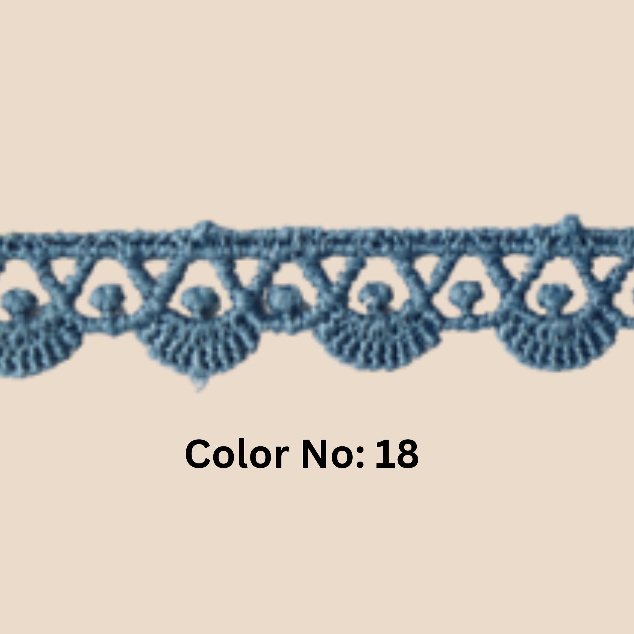 Guipure Lace Trimming – 0.5CM x 10MTR M-2 (M2)