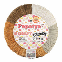 Papatya Donut Chunky Acrylic Yarn – 170 g – Pack of 3 (PAPATYA/DONUT-CHUNKY)